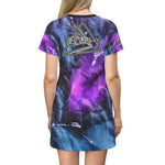 .L.L.T.S. Painted Purple Reign (T-Shirt Dress)