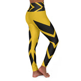 "Caution I'm Dangerous" High Waisted Leggings