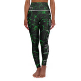 "Jaded-Reflections" High Waisted Leggings