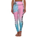 "Pink Is My Zodiac Sign" High Waisted Leggings