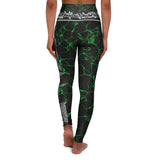 "Jaded-Reflections" High Waisted Leggings