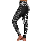 "Read between The Lines" High Waisted Leggings