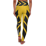 "Caution I'm Dangerous" High Waisted Leggings