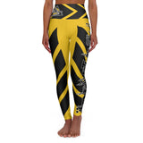 "Caution I'm Dangerous" High Waisted Leggings