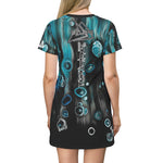 .L.L.T.S. Blue Acid Drip (T-Shirt Dress)